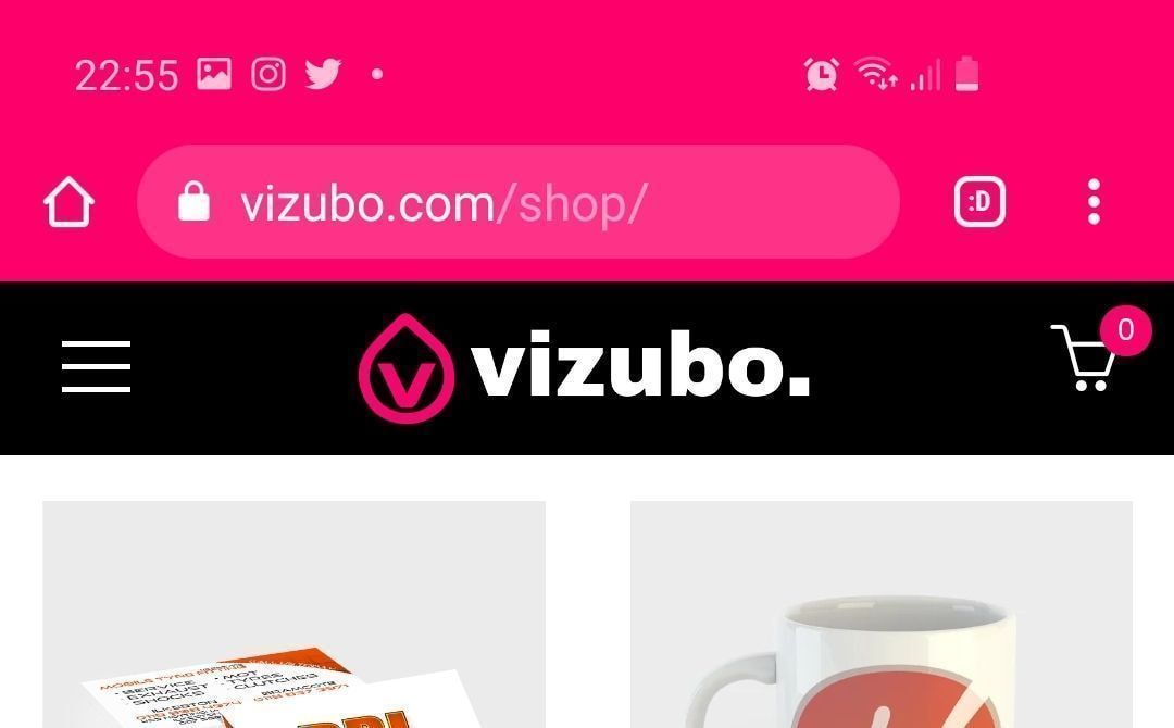 Change website address bar colour for Android