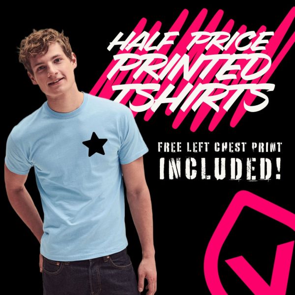 Half Price T-Shirts | Cheap Printed Tshirts